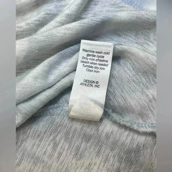 ATHLETA Breezy Tank Top Women's Size Large Cloudy Blue Beach Comber Tie Dye - Picture 7 of 7